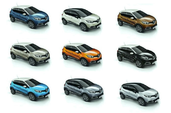 بررسی رنگ در مدلهای خاص رنو