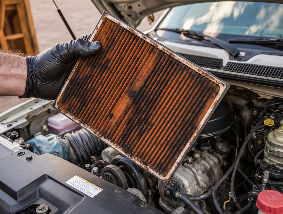 اهمیت تعویض بهموقع فیلتر هوا