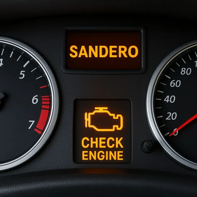 دلایل اصلی روشن شدن چراغ چک ساندرو + روش‌های تخصصی رفع مشکل